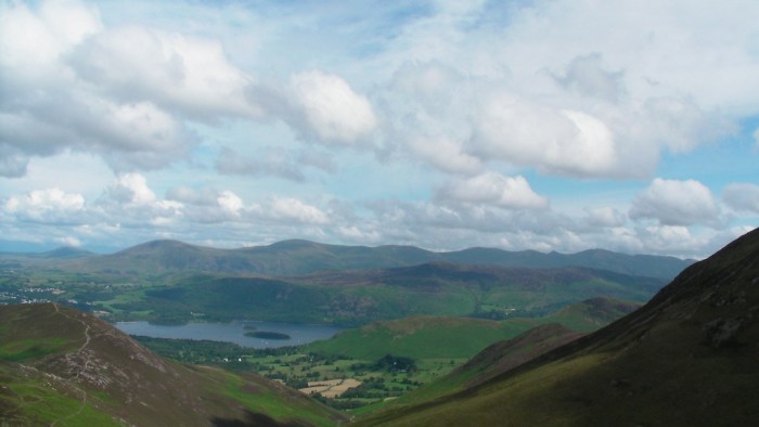 Towards Keswick from Sail Pass