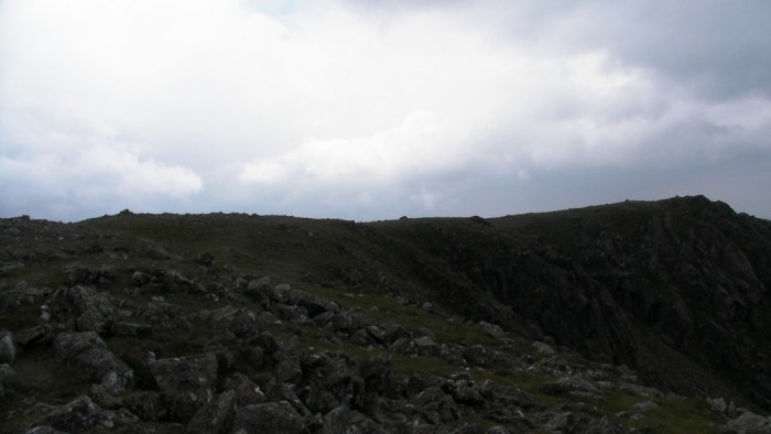 Approaching High Stile summit Approaching High Stile summit