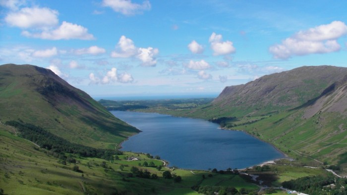 Looking back down into Wasdale Looking back down into Wasdale