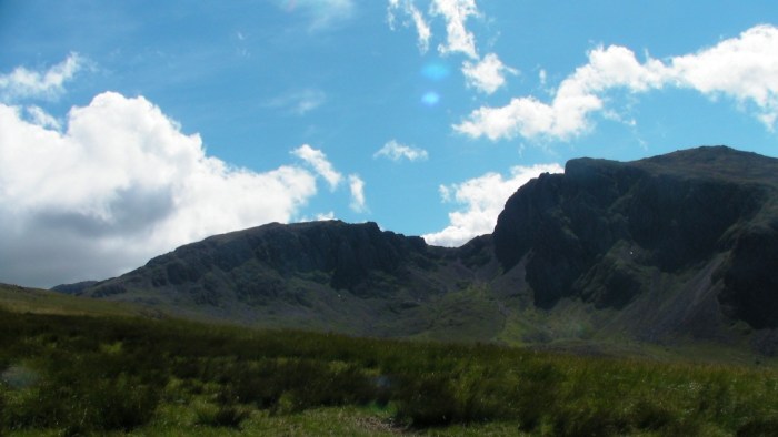 The Scafells from Lingmell The Scafells from Lingmell