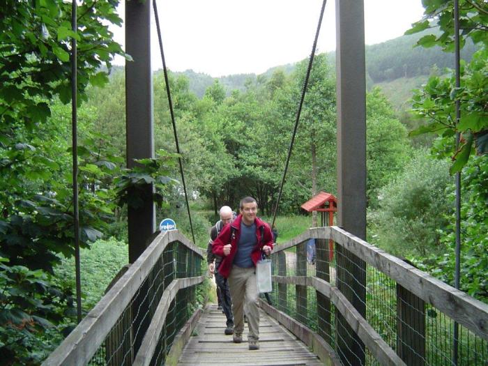 Crossing the River Nevis