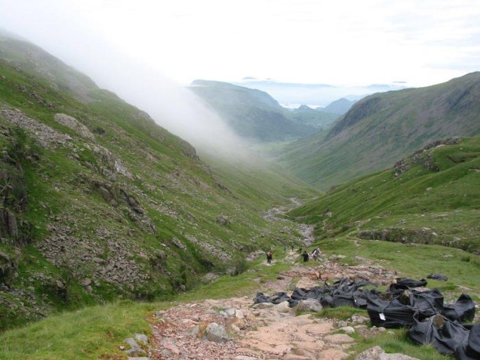 Looking back down Grains Gill