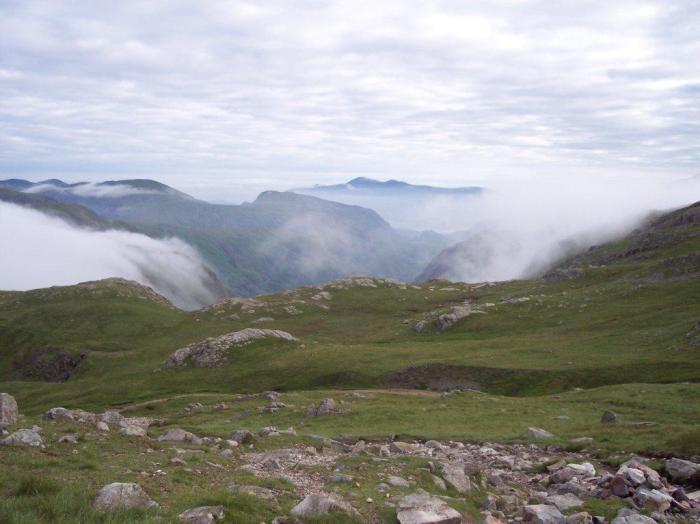 Looking north from Esk Hause