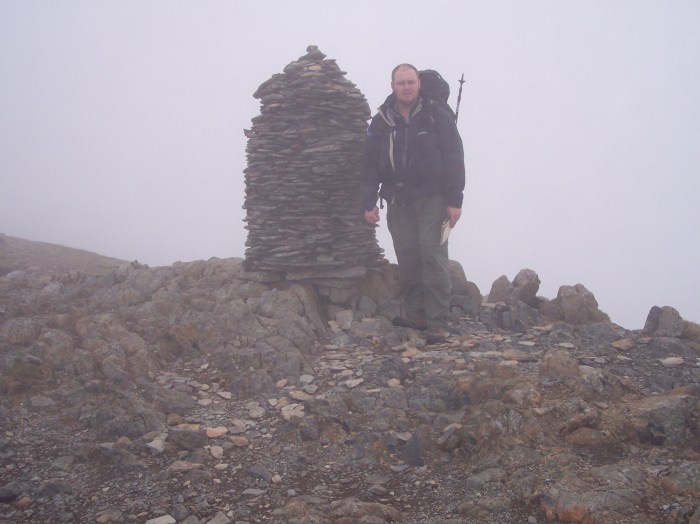 At the cairn on Dale Head At the cairn on Dale Head