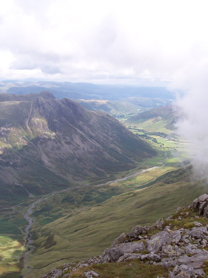 View of Langdale from Bowfell/Esk Pike View of Langdale from Bowfell/Esk Pike