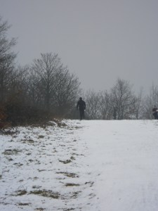 Heading into the snowy wilderness