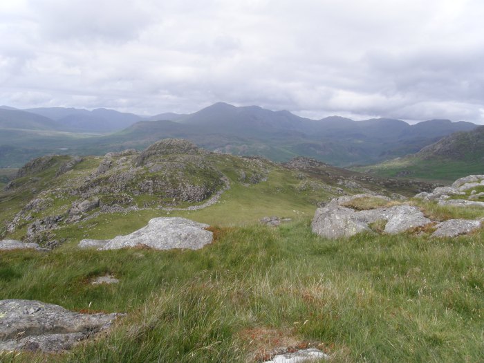 The top of Green Crag