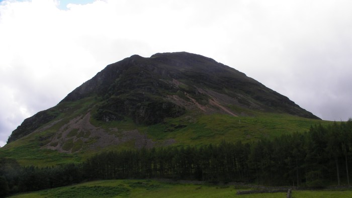 Mellbreak's north ridge Mellbreak's north ridge