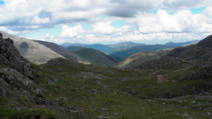 SANY3132-Corridor Route Lingmell's view towards Styhead and beyond