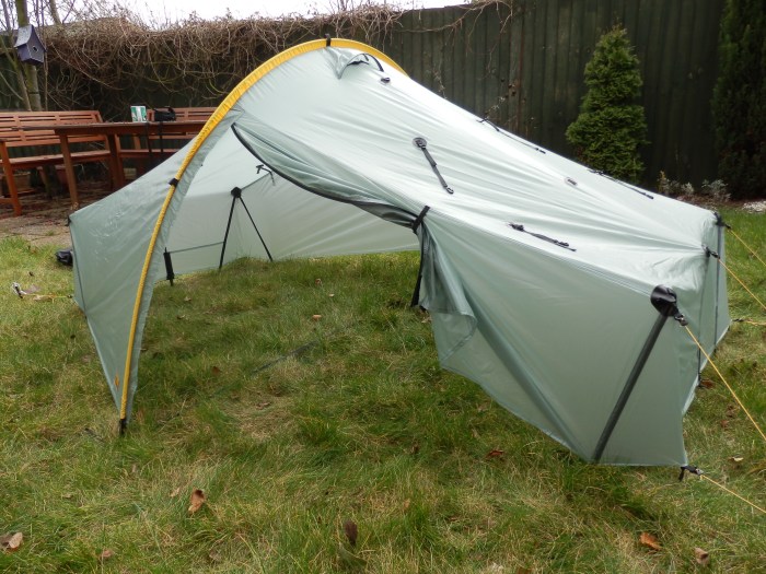 2012-P3100207 Scarp 1 Outer Garden Fly pitched in the garden