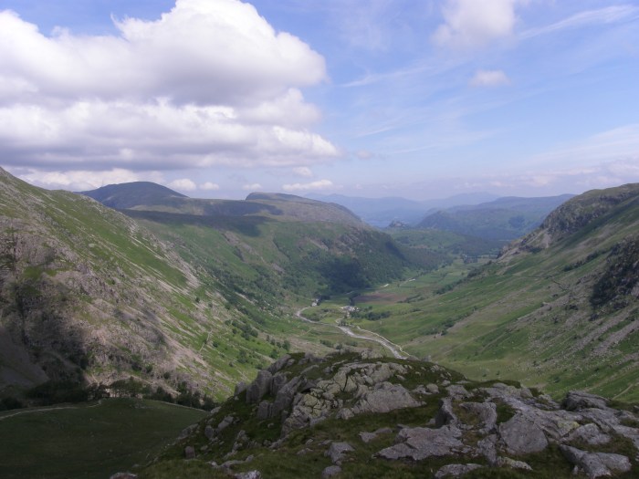 Borrowdale from Seathwaite Fell