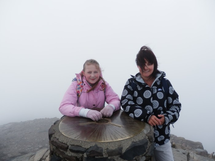 P4120417-Snowdon Rebecca and Cath at the summit