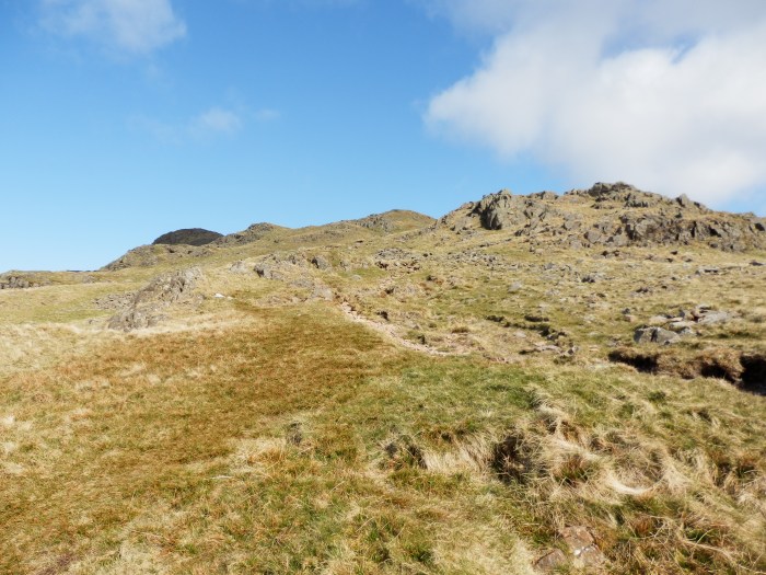 The climb up to Sergeant Man