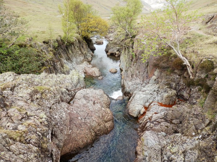 Mini gorge at Tray Dub, Langstrath
