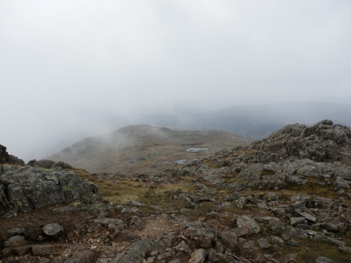 The clouds and snow roll in