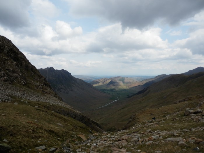Looking down into Langdale
