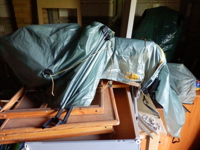 Monica takes it easy as she dries out