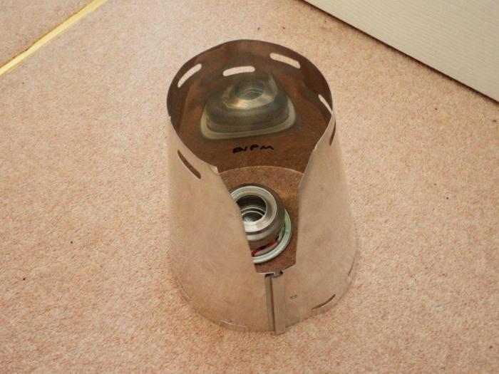 P6220829-CalderaCone The Caldera Cone - a Coke can alcohol burner and an aluminium windshield