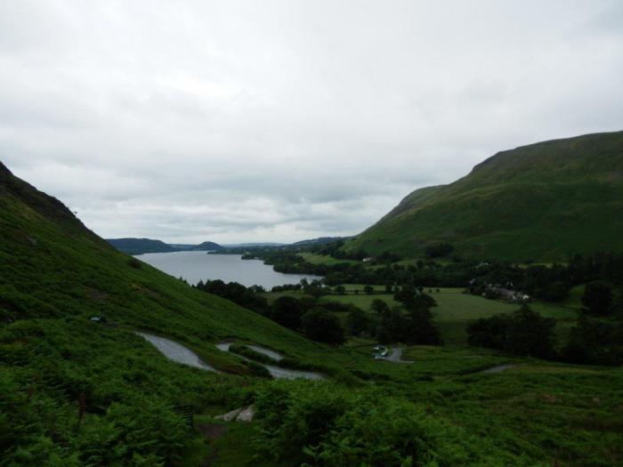 Descending down to Howtown from Beda Fell