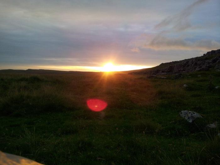 Sunset over Kingsdale