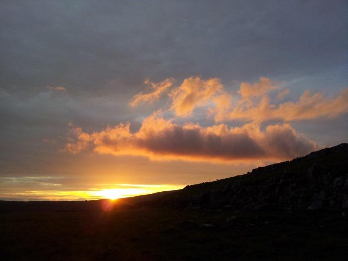 More sunset. Or is it Stuart's car on fire on Kingsdale below ?