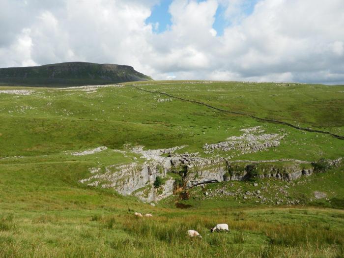 On the way down from Pen-y-ghent