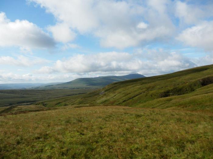 looking back to Ingleborough