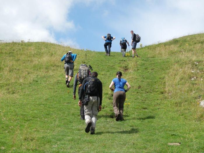 Heading up Chrome Hill