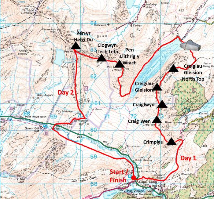 S005 route annotated