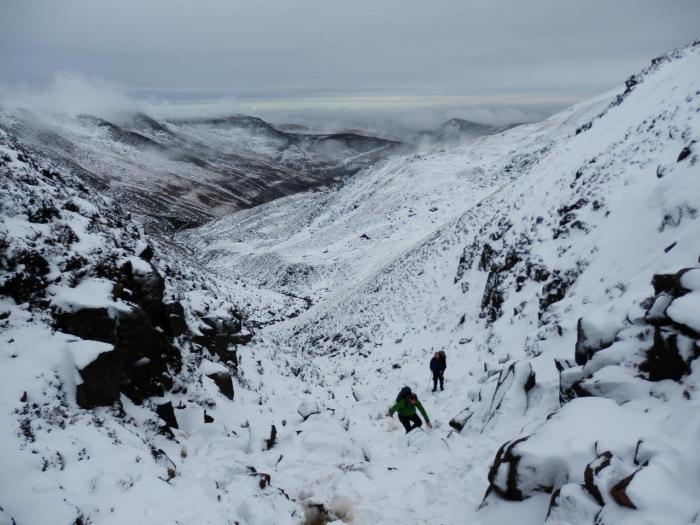 At the top of the Clough