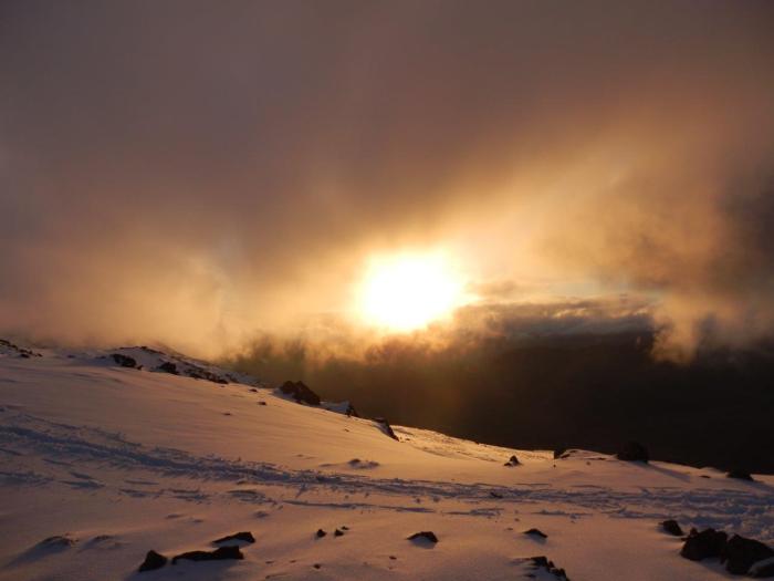 Sunset from Great Carrs