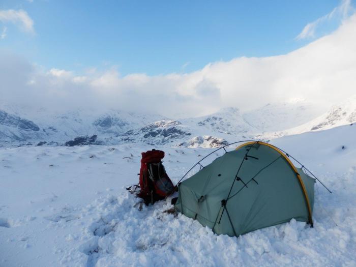 Camp 3 on Hard Knott