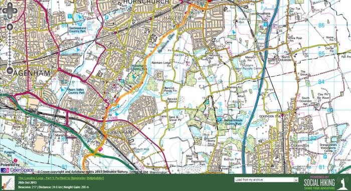 The northern (2nd) part of the route