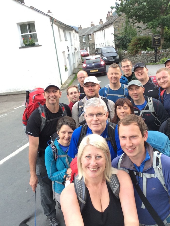 Team selfie at the start (Photo: Gina)