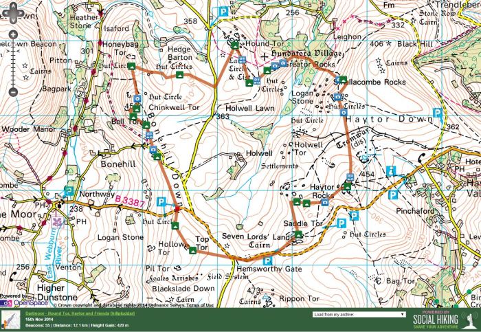 2014-11-15 Haytor and Hound Tor