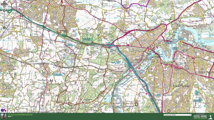 Route 1: The Downs (about 20 miles)
